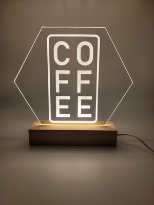 Copy-Engraved Coffee Sign - image1